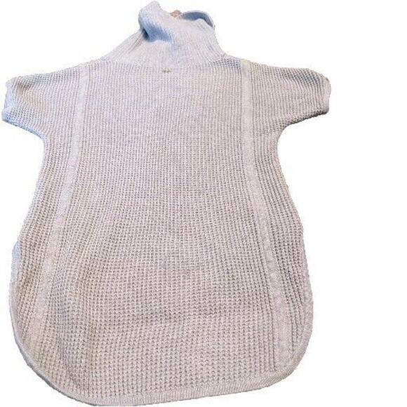 Ugg Shelby Short Sleeve Hi-Lo Tunic Sweater "Oatmeal" With Cowl Neck. Size Small - Picture 2 of 6